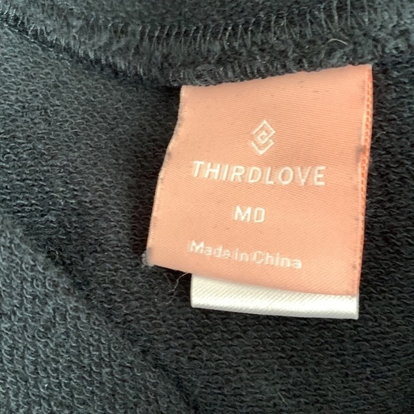 THIRDLOVE Black Crewneck Sweatshirt - Picture 5 of 6
